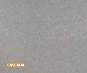 Cascada Quartz - A slab of engineered stone, Quartz, featuring a neutral base of grey - Polished Finish
