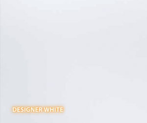 Designer White Quartz - A slab of engineered stone, Quartz, featuring a neutral base of white - Polished Finish